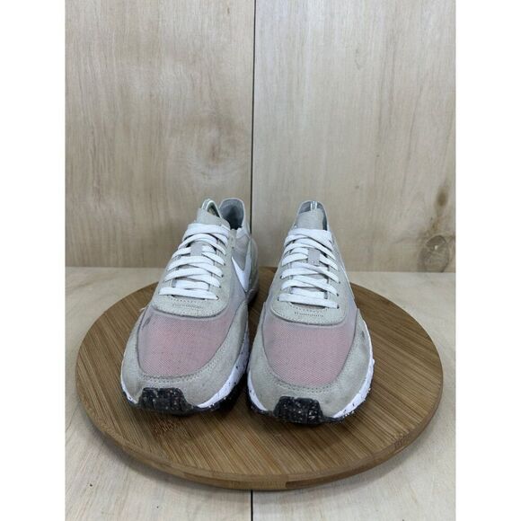 Nike Waffle One Crater Se Cream White Athletic Shoes Mens Size 8.5 - Picture 2 of 8